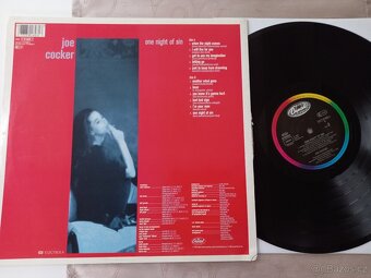 Joe COCKER  „One Night of a Sin „ /Capitol1987/Top st ,LP m - 2