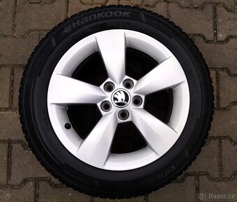 Alu kola originál Škoda Fabia III, Rapid 5x100 R15 Carme - 2