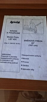 Sněhova freza pro traktory Husqvarna - 2