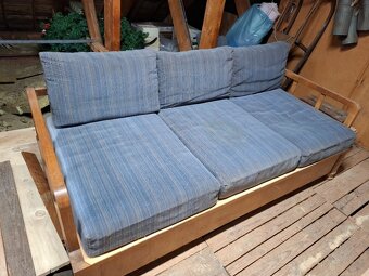 gauč/pohovka retro masiv dřevo - 2