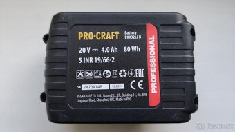 akumulátor Procraft - 2