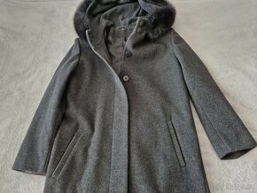 Dámský kabát LANTEA Cashmere, perfektní stav (36) - 2