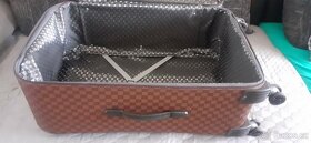 Velký hnědý kostkovaný kufr Louis Vuitton - 2
