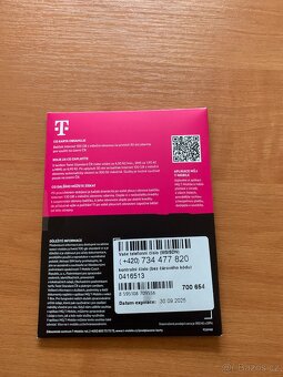 Předplacená SIM karta T-Mobile 100GB - 2