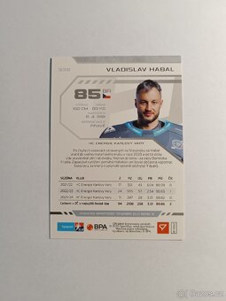 Hokejová kartička ELH Tipsport Vladislav Habal - 2
