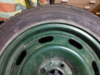 Sada kol 15", Citroen, Peugeot, Ford, 195/55 R15, zimní - 2