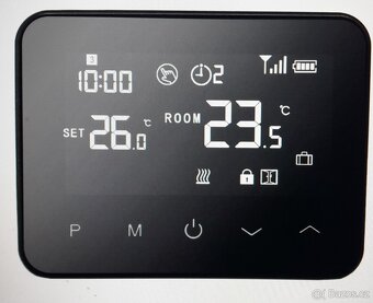 Bezdrátový Wifi Termostat WBW2black - 2