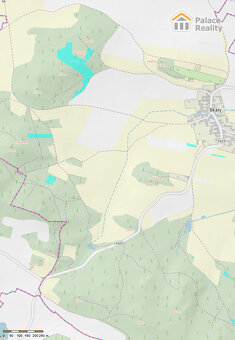 Prodej lesa 40.909 m2, obec Skály, okr. Strakonice - 2
