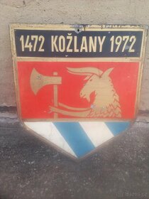 Cedule Doly Ležáky, Povozy, helma - 2