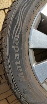 Alu kola 5x112 včetně pneu 215x55x16 letní - 2