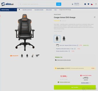 Luxusní herní židle Cougar Armor EVO - Nová v záruce - 2
