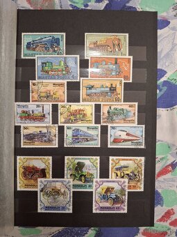 FILATELISTICKÉ ALBUM SE ZNÁMKAMI - 2