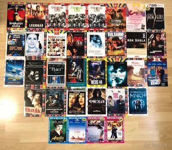 118 DVD filmů - 2