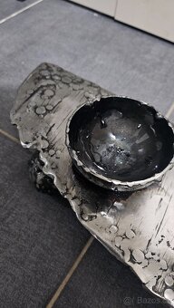 Zakazkovy vanocni adventní věnec svicen kov darek investice - 2