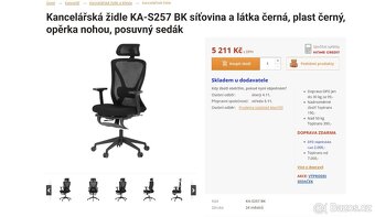 Kancelářská židle ergonomická - 2