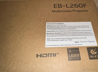 Epson EB-L260F Laserový Projektor - 2