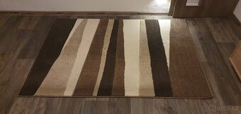 Koberec pod konferenční stolek, hnědý/béžový - 2