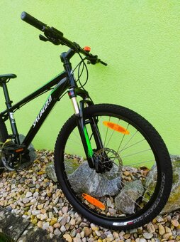 Značkové dětské kolo Specialized 24" (černá/zelená) - 2