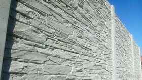Betonové ploty Znojmo Brno - výška 200cm - 3 dekory v akci - 2