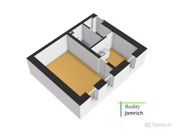 Pronájem bytu 1+1, ca36m2, s okny do zahrady, Chrastava - 2