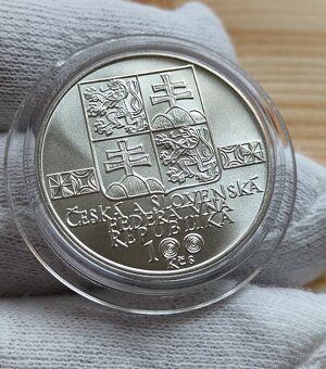 Stříbrná pamětní mince 100kčs Muzeálná Slovenská Spoločnost - 2