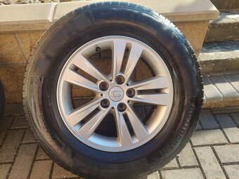 ALU kola 5x114,3x16 + pneu letní 215/70/16 - 2