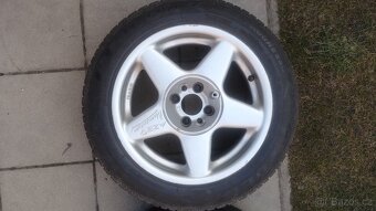 Prodám sadu kol AZEV 7,5Jx15, 4x98, pneu 195/55/15 - 2