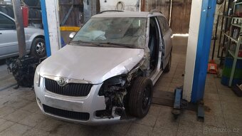 Škoda Fabia II 1.2 12v 51kw CGP pouze 39tkm náhradní díly - 2