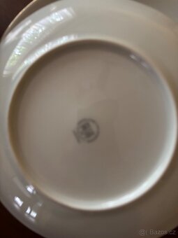 Retro porcelánový set talířů - 2