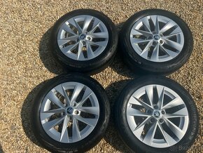 Originální letní sada Škoda 205/55R17, Continental 4,5mm - 2