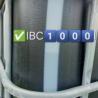 Nádrže 1000 litrů na vodu černá a bílá IBC kontejnery - 2