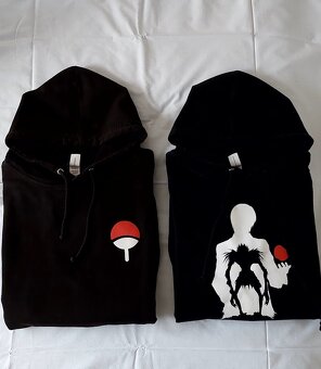 Prodám po synovi chlapeckou mikinu z Anime, vel.L - 2