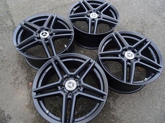 Alu disky černé Mercedes GLC, 18", 5x112, ET 38, šířka 8J - 2