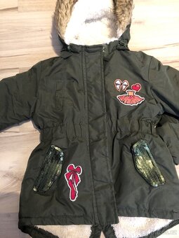 Zimní bundy pro dvojčata vel.98 - 2