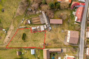 Prodej pozemku k bydlení, 1492 m², Lnáře - 2