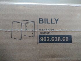 Ikea Billy - nástavec bílý - 40x28x35 - 2