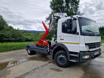Mercedes Atego 1618 hákový nosič kontejnerů s hyd.rukou - 2