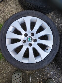 Alu kola Škoda 5x112r17. 3T0 601 025B - 2