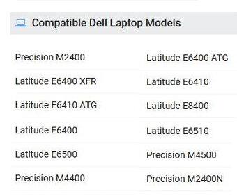 baterie PT434 pro notebooky Dell E6400,6410 (2.5hod) - 2