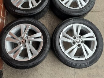 Alu 15" 5x100 škoda Cygnus letní 60% Rapid Fabia3 - 2