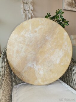 Šamanský buben z jelení kůže, průměr 51cm - 2