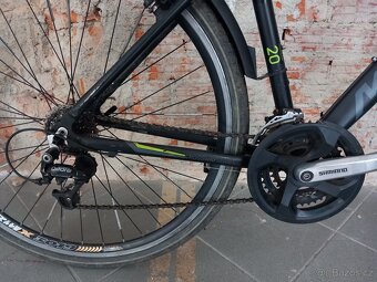 Kolo Merida Crossway 20-V 48cm matná černo-šedo-limetková - 2