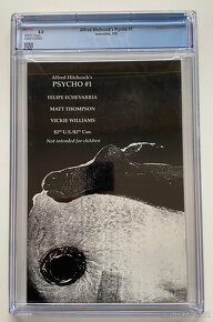 Komiks Psycho #1, Alfred Hitchcock, Innovation 1992, CGC 8.0 - 2