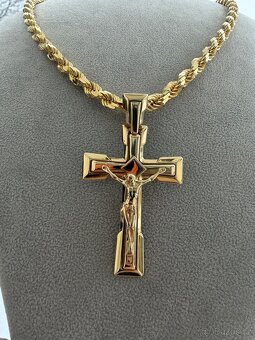 Zlaty kříž - přívěsek 19.67g 585 14k - NOVY NENOŠENÝ ZLATO - 2