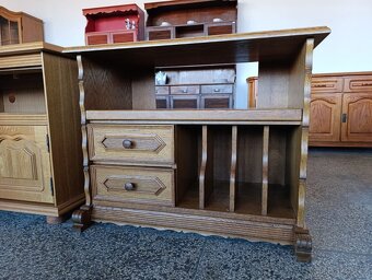 Rustikální komoda, gramodesky, Nábytek s příběhem - 2