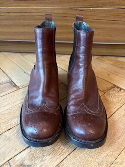 Dámské kožené chelsea boty Baťa (39/40) - 2