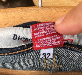 Značkové Džíny Diesel, pánské, denim - 2