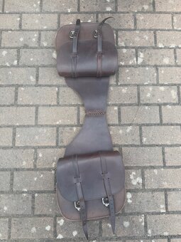 Kožené tašky na sedlo - nepoužité - 2