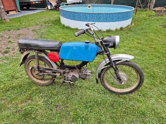 Jawa 23 Mustang bez TP, modrá barva 5. - 2