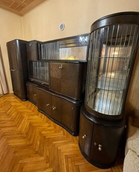 černý starý elegantní nábytek z masivu - jídelna - 2